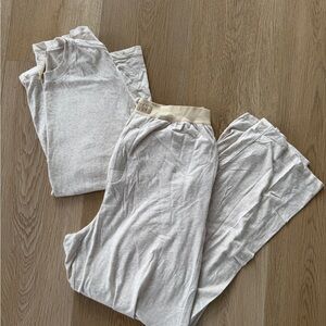 SKIMS Oatmeal Boyfriend Set